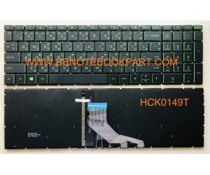 HP Compaq Keyboard คีย์บอร์ด  Pavilion Gaming 15-DA 15-DB 15-CX 15-CS 15-DK 15-DF 15S-GU  15S-DU  ภาษาไทย อังกฤษ